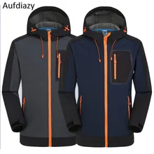 Aufdiazy, зимняя водонепроницаемая флисовая куртка, Мужская, для рыбалки, альпинизма, ветрозащитная, дождевик, треккинга, лыжного туризма, куртки JM044