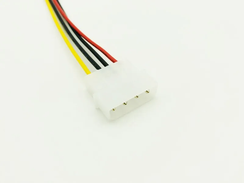 5PCS SATA Power Cable IDE to Serial ATA SATA HDD Hard Drive Power Adapter Cable Cord 15Pin SATA to 4Pin IDE Power for BTC Mining