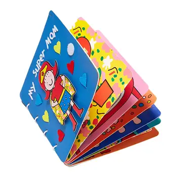 

Picture Book Manual DIY My Super Mom Cloth Book Material Package Three Dimensional Cloth Book