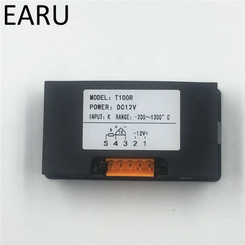 Digital Temperature Meter Gauge Led Display For K Pt100 J Universal Type Thermocouple Egt Probe Celsius Fahrenheit Red Dc 5 12v Temperature Meter Digital Temperature Meterdigital Temperature Aliexpress