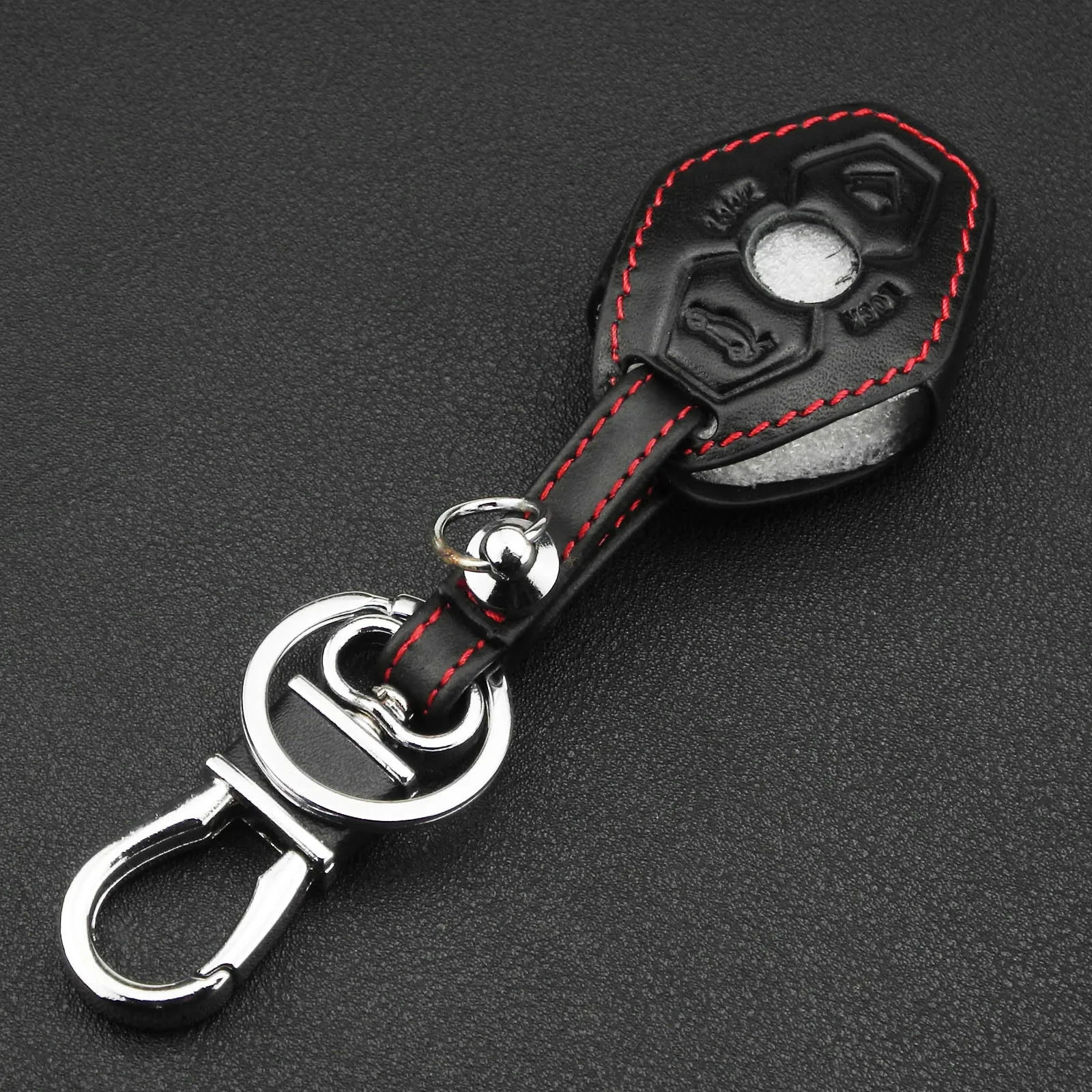 Jingyuqin кожаный чехол для ключей автомобиля BMW X3 X5 Z3 Z4 3 5 7 серии E38 E39 E46 E83 защитный чехол для ключей брелок сумка