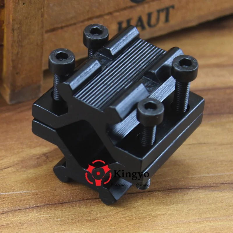 Universal Adjustable Double Rail Weaver Barrel Mount 20mm Adapter