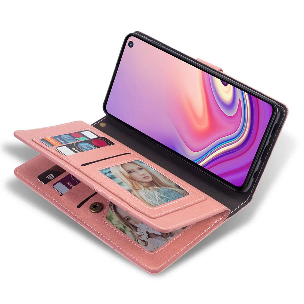 KISSCASE Business Leather Phone Case For Samsung S8 Plus S10 S9 S10E Note 8 9 Card Slot Holder Cases J3 J7 A5 |