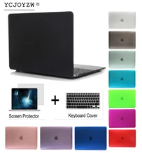 Ycjoyzw чехол для ноутбука Apple MacBook Air Pro Retina 11 12 13 15 для Mac Book Новые Pro 13 15 дюймов с Touch Bar + крышка клавиатуры