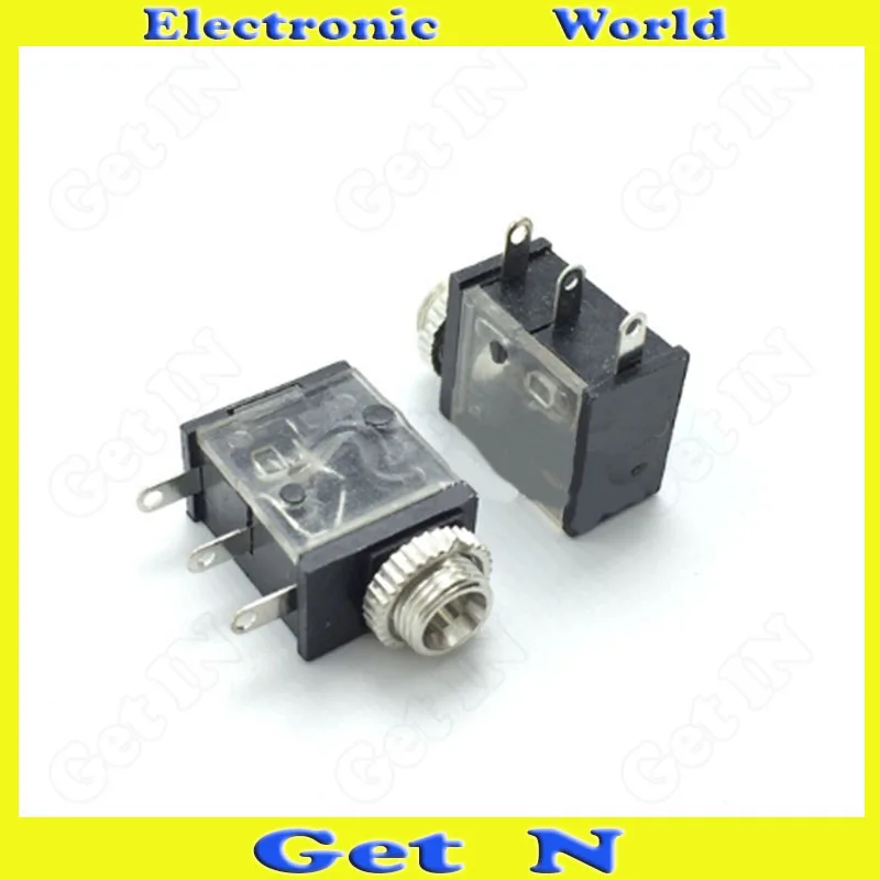 300pcs PJ 323M with Screw 3 5mm Earphone Headphone Socket 3 5 Auido Video Connector for MP3 MP4 Digital Product PJ 323M