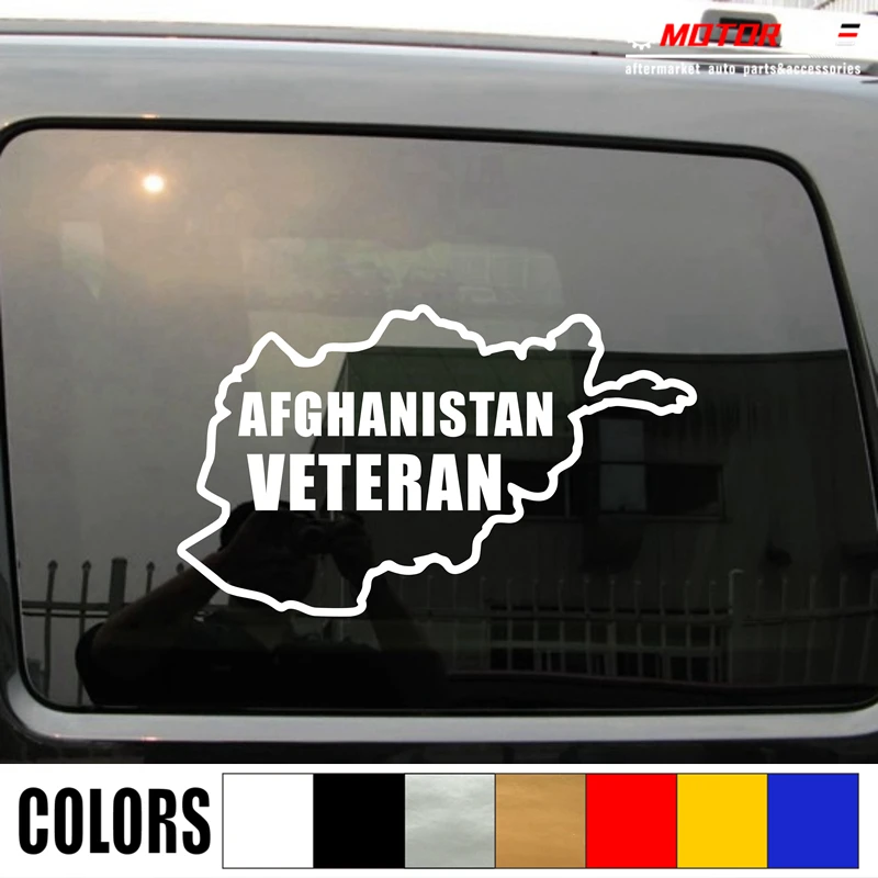 

Afghanistan Veteran Decal Sticker Car Vinyl pick size color no bkgrd die cut
