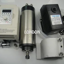 CNC Комплект шпинделя ER11 диаметр 80 мм 220 В 1.5KW водяного охлаждения spindlemotor+ 1 шт. водяной насос+ вода труба+ 1 piece1.5kw беспозвоночных