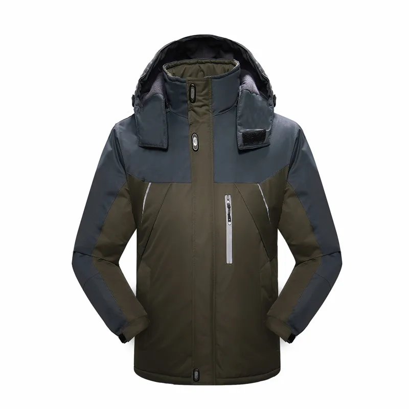 Мужская ветрозащитная спортивная куртка, теплая куртка для катания на лыжах, походная лыжная куртка, водонепроницаемая одежда для сноубординга