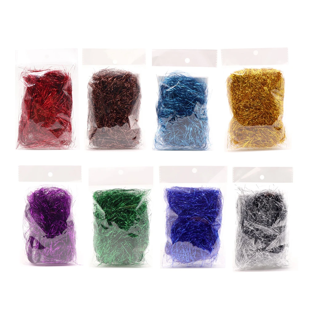 8G Glitter Gold Silver Silk Stripes Lines Sequins Magic Effect Chrome Powder Aluminum Foil Flakes Decoration DIY Gift Filling