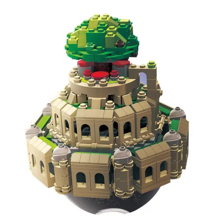 

1179Pcs Genuine Creative MOC Series The City in The Sky Set Building Blocks Bricks Model toys for children Legoing 05001