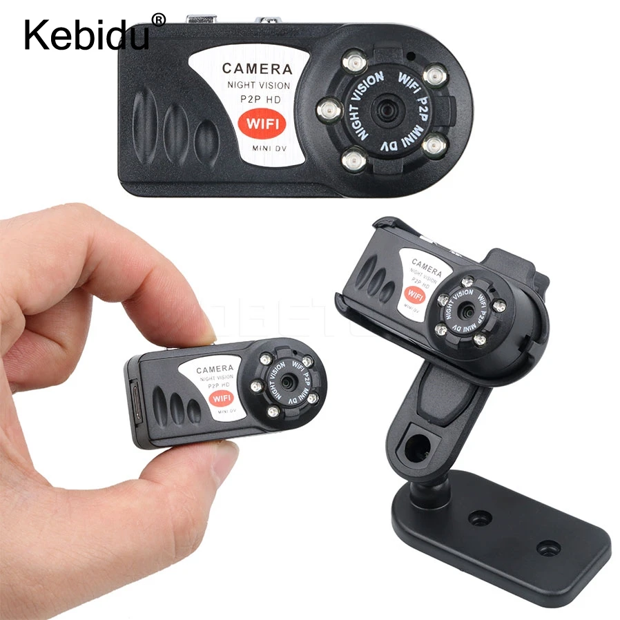

kebidu Mini Wifi DVR Wireless Video Recorder Camera Built-in Microphone Q8