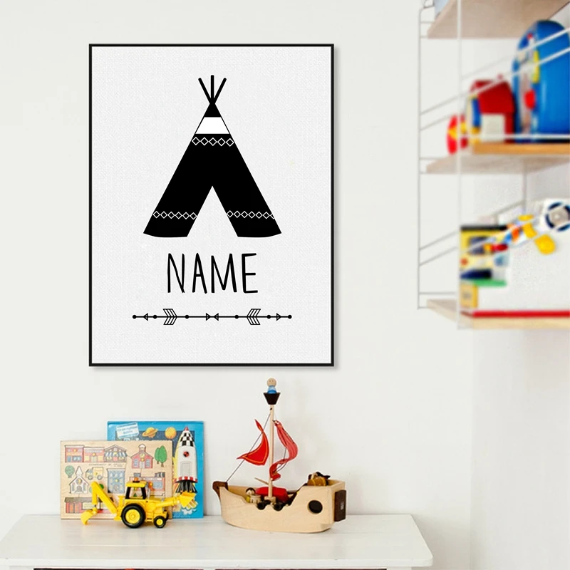 Voyage Devics Toile Peinture Minimaliste Noir Blanc Mot Affiche Impression Nordique Mur Art Фото салон Декор A La Mai|toile
