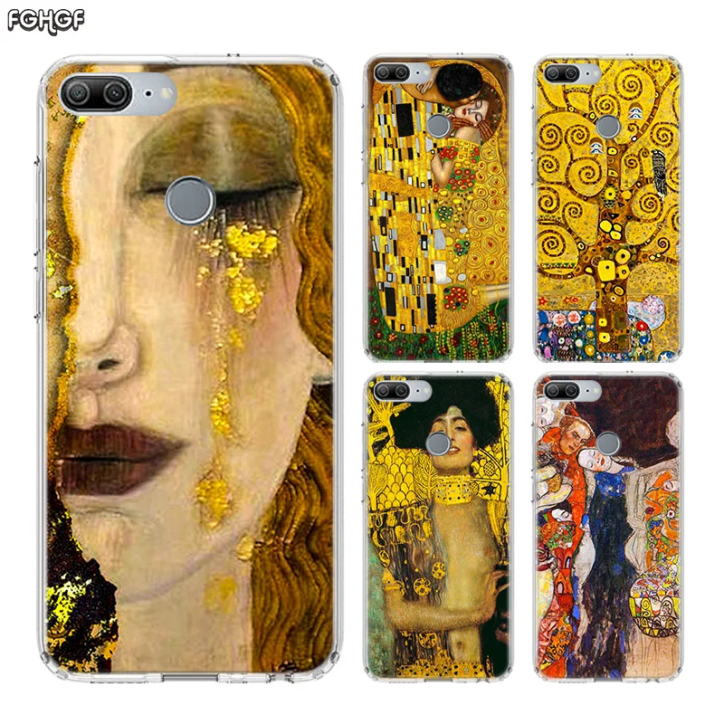 Силиконовый чехол Kiss by Gustav Klimt для Huawei Honor 20 Pro 10 9 lite 8X 8A 20i 8C 8S V20 Y5 Y6 Y7 Y9 2019 | Мобильные