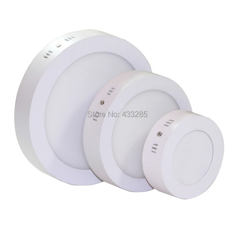 

6w 12w 18w Surface mounted led downlight Round panel light smd Ultra thin circle ceiling Down lamp kitchen Bathroom lamp