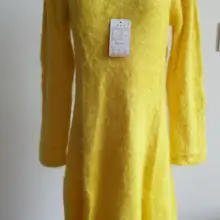 Самая низкая цена новые женские норковые кашемировые пуловеры вязаный свитер платье пальто оптом пользовательский размер JN257