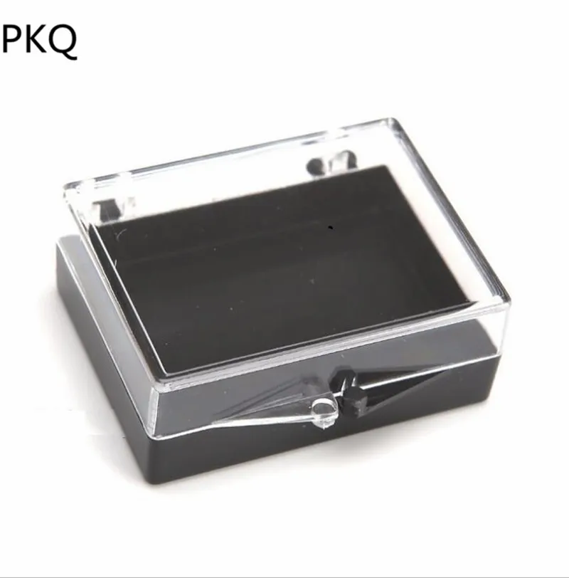 

20pcs 5.4*4.2*2cm Transparent clear PVC Plastic Box With lid For Party Clear Box For Gift earring Jewelry packaging PS box