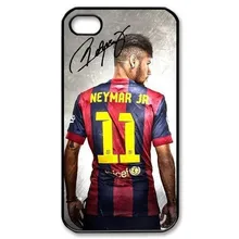 A equipa de futebol Neymar Da Silva Numer 11 Da tampa do caso para o Iphone 4 4S 5 5S 5c 6 6 s 6 plus 6 s plus