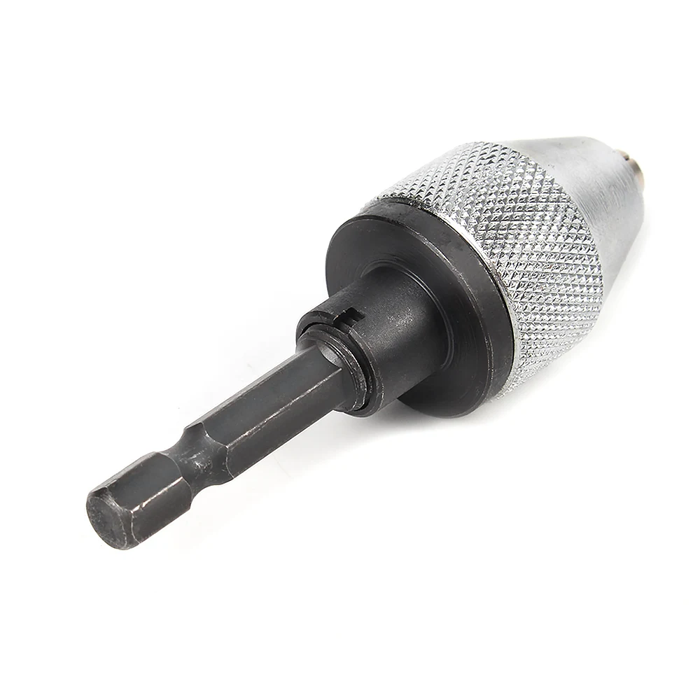 1/4" Keyless Drill Bit Chuck Hex Shank Adapter Converter 0.3-3.6mm Quick Change Chuck 1/4" Keyless Drill Bit Chuck Hex Shank Adapter Converter 0.3-3.6mm Quick Change Chuck