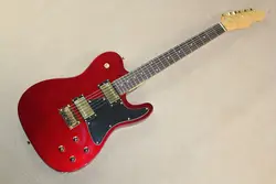 Бесплатная доставка Одежда высшего качества Telecaster LP пикапы золотые аксессуары красный металлик гитары @ 31