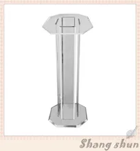 Crystal Plexiglass Clear Acrylic Church Pulpit Organic Glass Lectern Podium