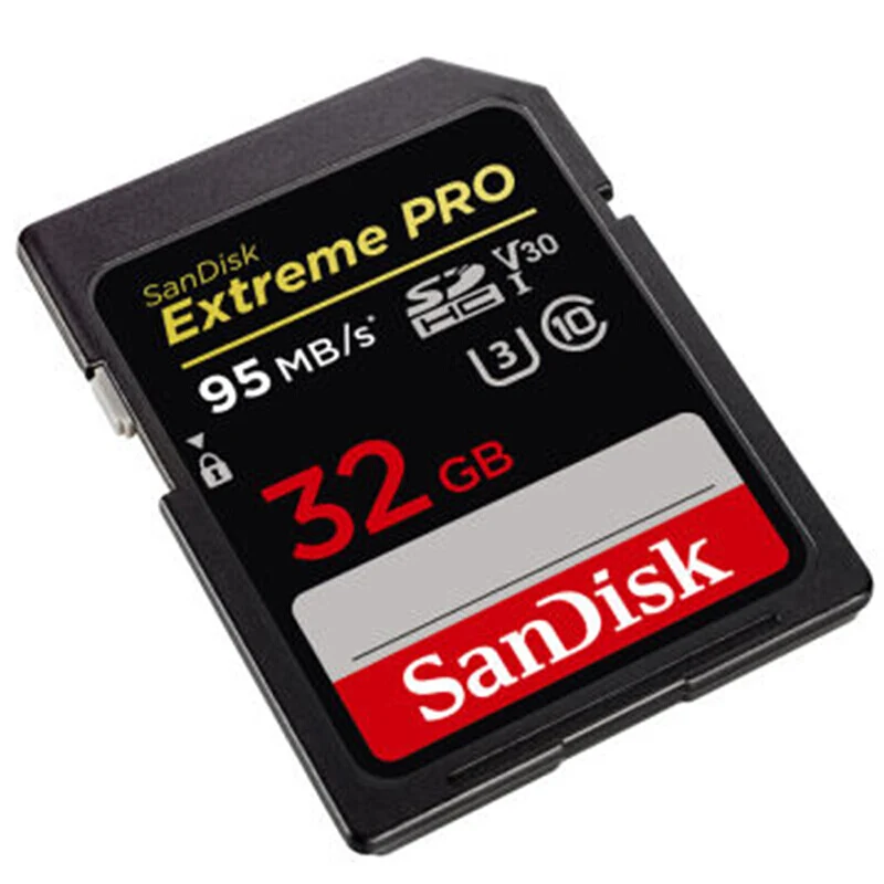 Sandisk Extreme Pro 32GB SDHC UHS I Card SDHC V30 Class 10 U3 4K UHD ESP 3
