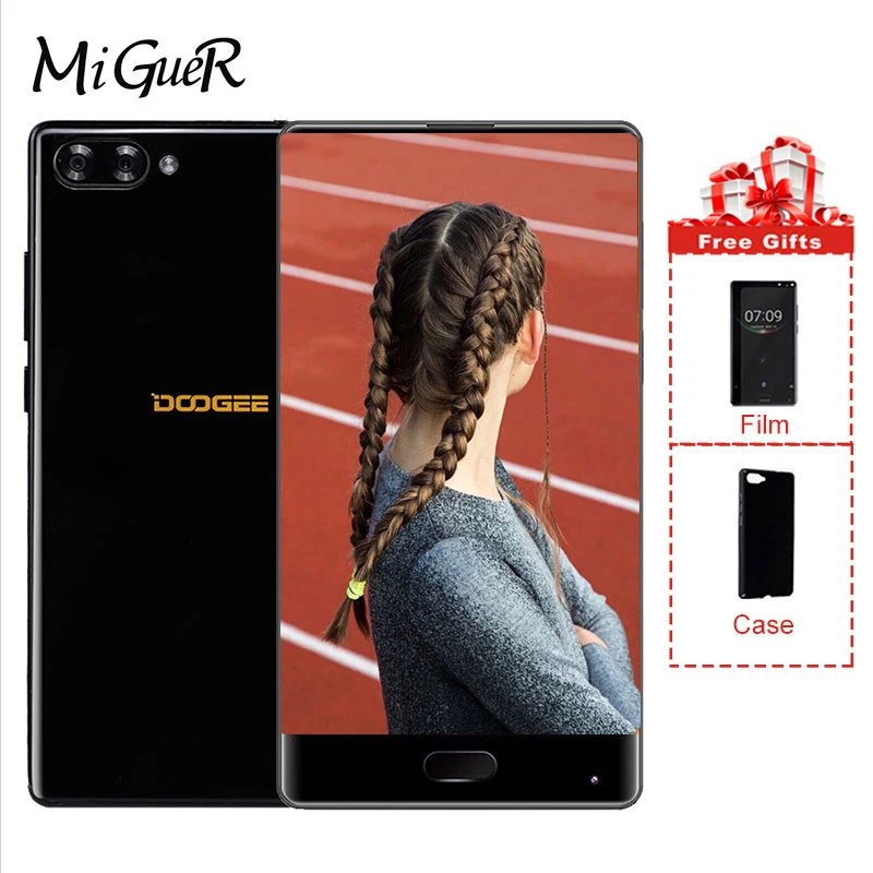 Doogee MIX мобильный телефон 5 'ɺMOLED MTK Helio P25 Android 7 0 Восьмиядерный 6 ГБ + 64 16.0MP 5.0MP 3380