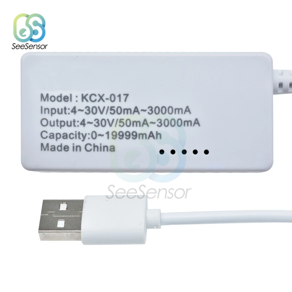 Мини USB зарядное устройство для телефона с ЖК дисплеем вольтметр амперметр