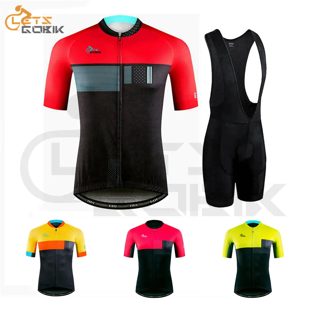 

Men's Cycling Jersey 2019 Pro Team Bike Summer Cycling Clothing Quick Drying Set Racing Sport Mtb Bicycle Jerseys Bike Uniform