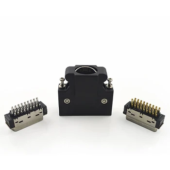 

2pcs SM36L140D Servo Drive Connector Plug 36 Core Encoder Male Plug Black Shell With Male Replacement