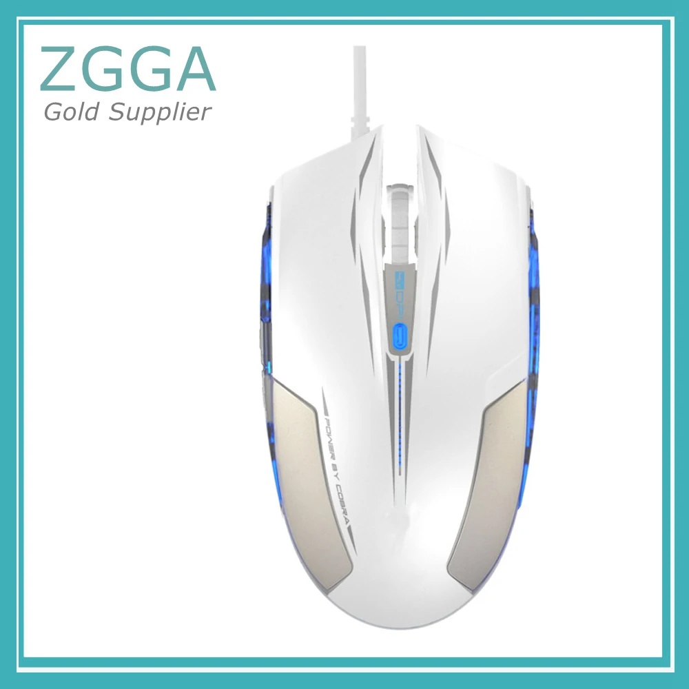 

USB Wired Optical Gaming Mouse Smart LED Backlight 6 Buttons DPI 800 / 1200 / 1600 /2400