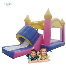 China Professional Supplier Inflatable Bouncy House With Slide For Sale