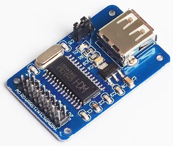 Free Shipping! 4pcx CH376S USB module USB host interface module curable