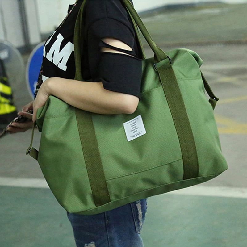 

HIGHSEE Large Capacity Canvas Gym Bag Men Sac De Sport Fitness Bag Outdoor Travel Handbags Sports Bag Men Training Yoga Shoulder