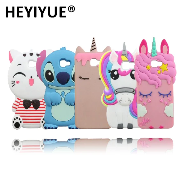 

For Samsung Galaxy J5 Prime G570 G570F Stitch Unicorn Stripe Cat Bear Silicone Soft Cell Phone Back Cover Case