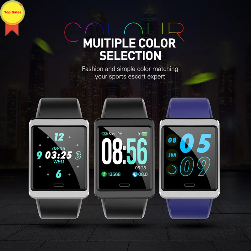 

new Smart Watch 2019 IP67 Waterproof Blood Pressure Heart Rate Monitor SMS push Sport Fitness Bracelet Tracker smart Band Mi 2 3