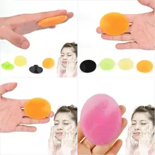 1 шт. новая Очищающая Подушечка Для лица, отшелушивающая щеточка для лица, спа скраб для кожи, очищающее средство