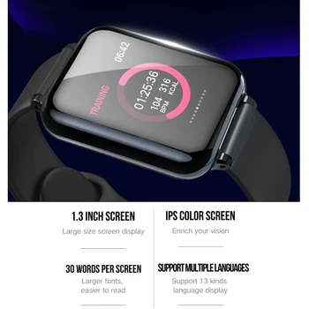 

LEMFO Color Display Smart Watch Men IP67 Waterproof Heart Rate Monitor Smartwatch Women For Android IOS Watch Phone
