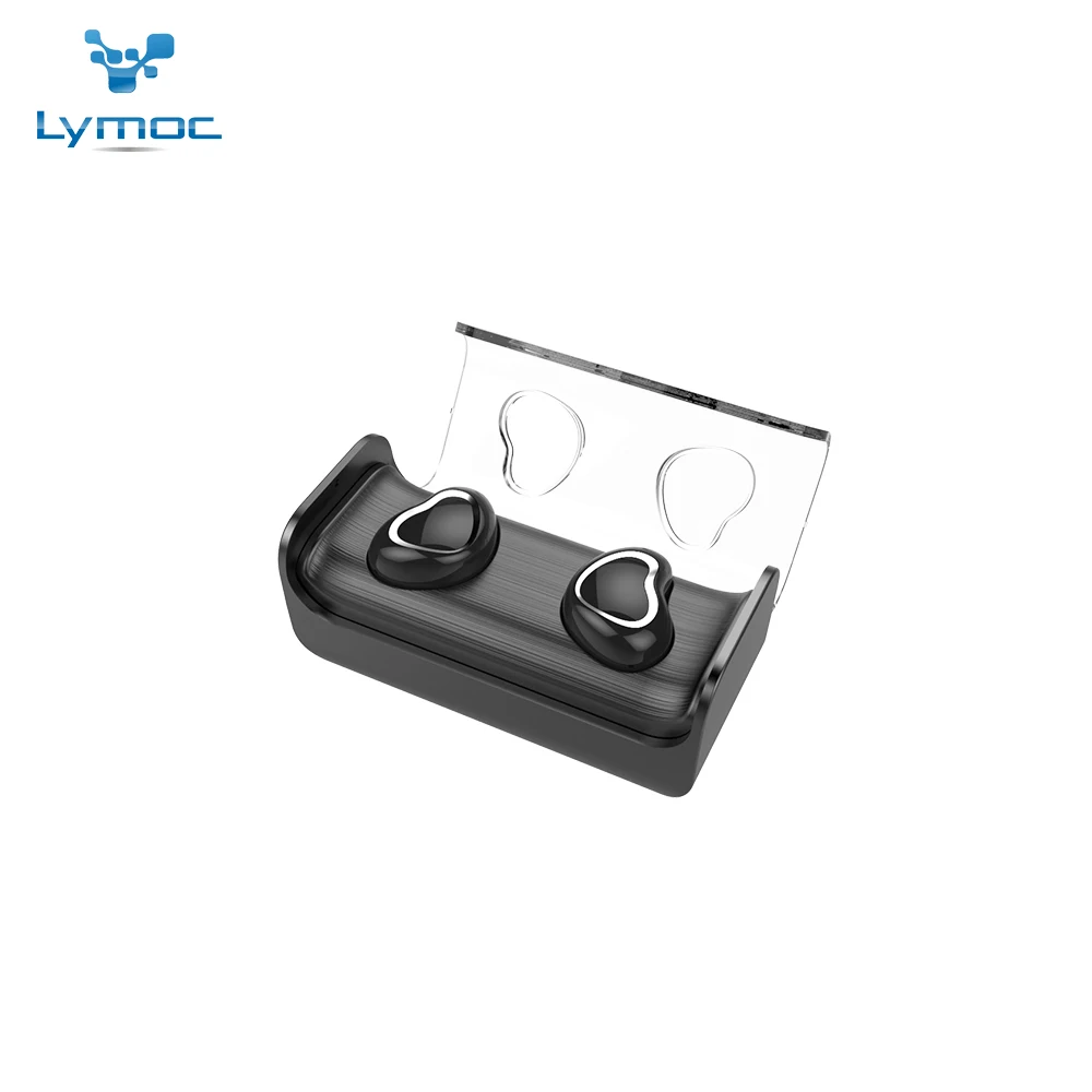 

Stereo Mini TWS Earbuds V5.0 Wireless Earphones In-Ear Earpieces Smart Voice Control Headsets HD Mic for iPhone Xiaomi Samsung