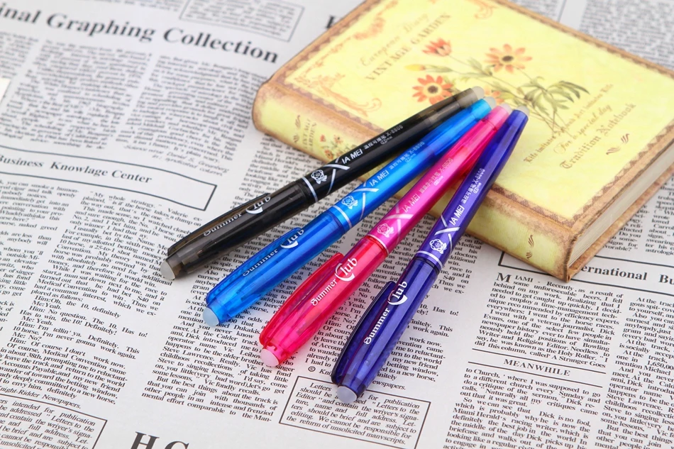 

1pcs/lot New product wholesale temperature control erasable pen convenient X - 8806/0.5 mm erasable pen free shipping