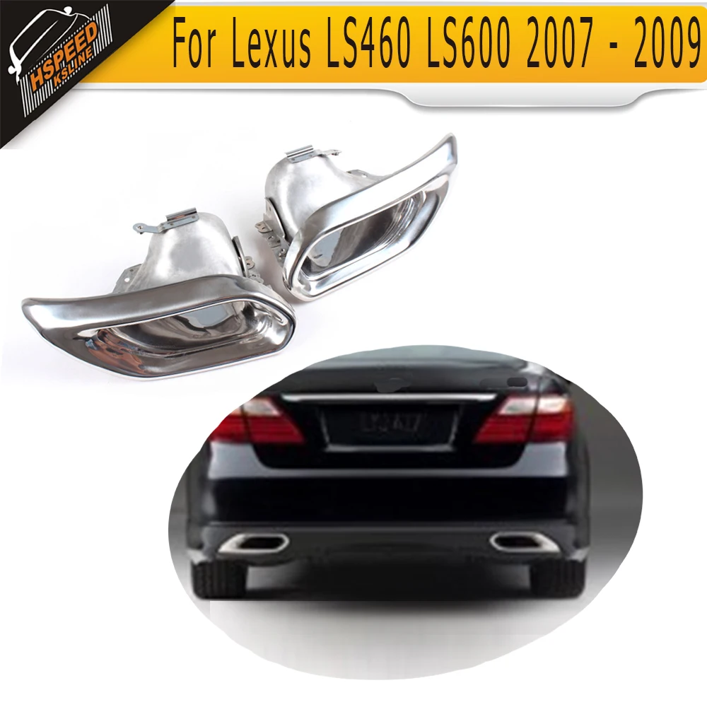 

Stainless Steel Exhaust Pipe Exhaust End Pipes Auto Mufflers For Lexus LS460 LS600 2007 2008 2009