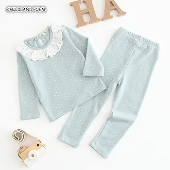 

Baby Girl Clothes 2019 Spring Winter Newborn Baby Clothes Set Lace Tshirt+Pants 2pcs Baby Boys Clothing Set Cotton Infant Outfit