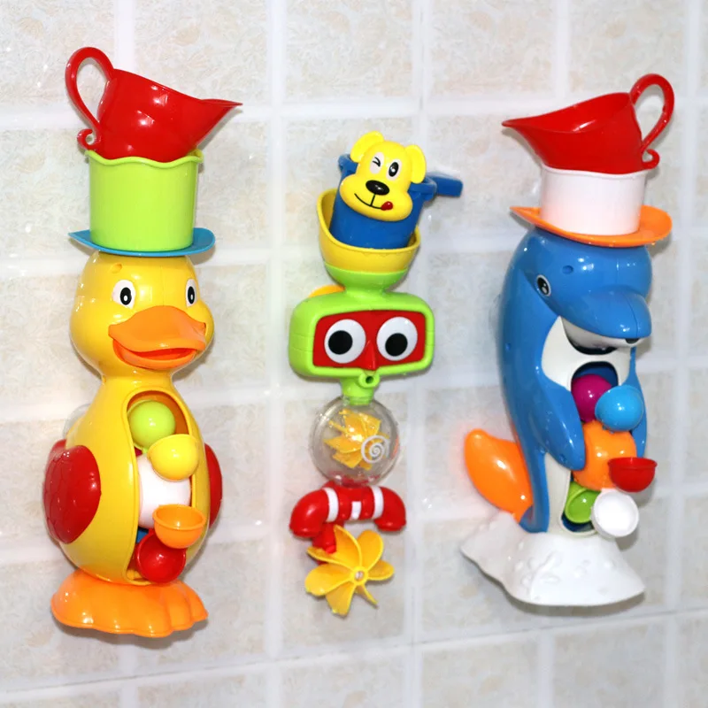 

1Pcs Bathroom Baby Kids Toddler Bathing Water Spraying Tool Bath Bathtub Duck Toys For Baby Gifts