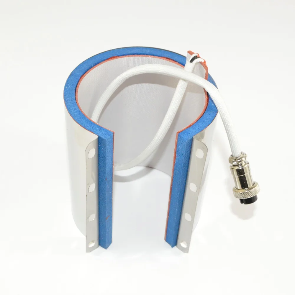 

11oz 8.2cm diameter Cylinder Shape Silicone Mug Heating Pad for sublimation machine