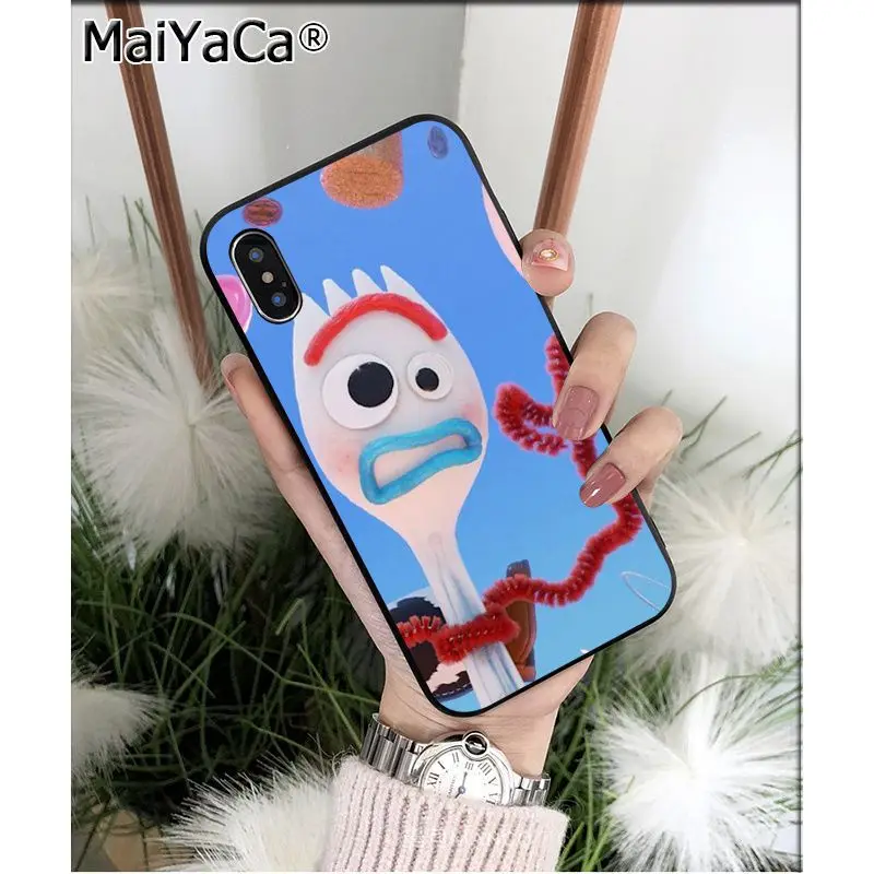 MaiYaCa мультфильм oy Story 4 Forky рукоделие принт рисунок чехол для телефона Apple iphone 11 pro 8 7 66S Plus X XS MAX 5s SE XR