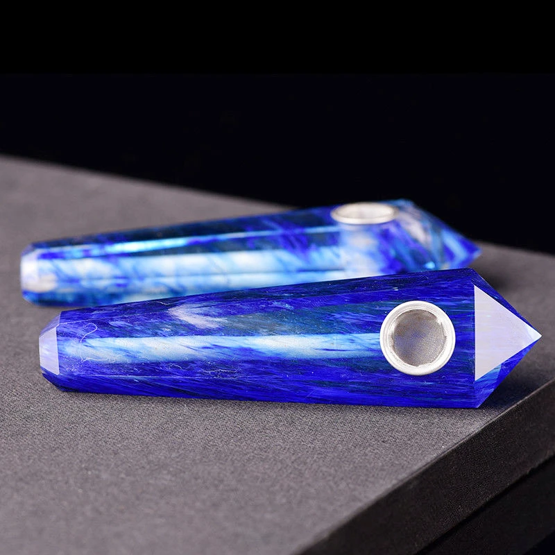 blue smelting smoking tobacco pipe (3)_副本