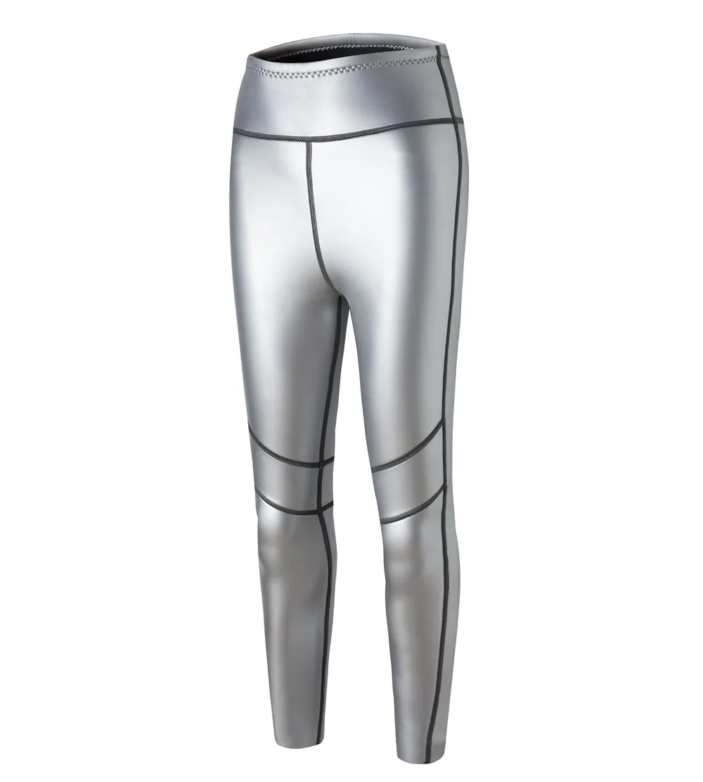 2,5 мм для ныряния и паруса женские 1,5 мм Неопреновые брюки для Гидрокостюма для дайвинга, подводного плавания, серфинга, Каноэ - Цвет: silver