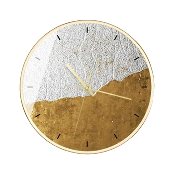 

Art Black Wall Clock Modern Design Silent Gold Living Room Decoration Wall Clock Kitchen Reloj Home Decoration Accessories 60CH