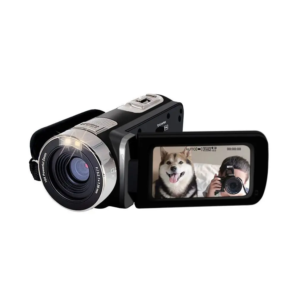 

Camera Comcorder Full HD 1080p 16X Digital Zoom 2.7 inch LCD 270 Degree Rotation Screen