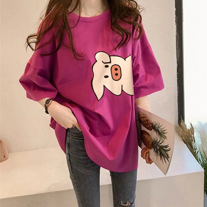 Gkfnmt Harajuku футболки для женщин 2019 летние корейские леопардовые белые Свободные