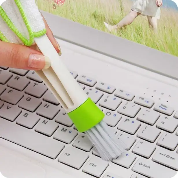 

Pocket Car Cleaning Brush Air Vents Computer Keyboard Dust Collector Window Leaves Blinds Cleaner Air-condition Duster F810